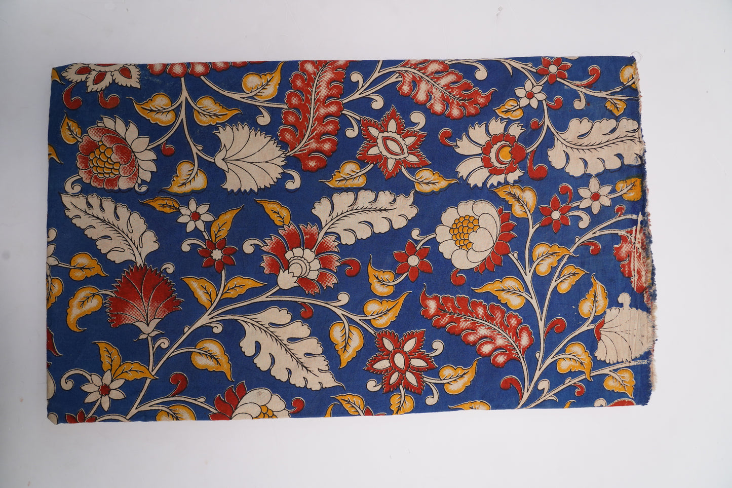 KALAMKARI COTTON - Royal blue base