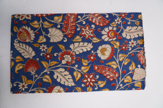 KALAMKARI COTTON - Royal blue base