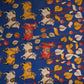 KALAMKARI COTTON - Royal blue base