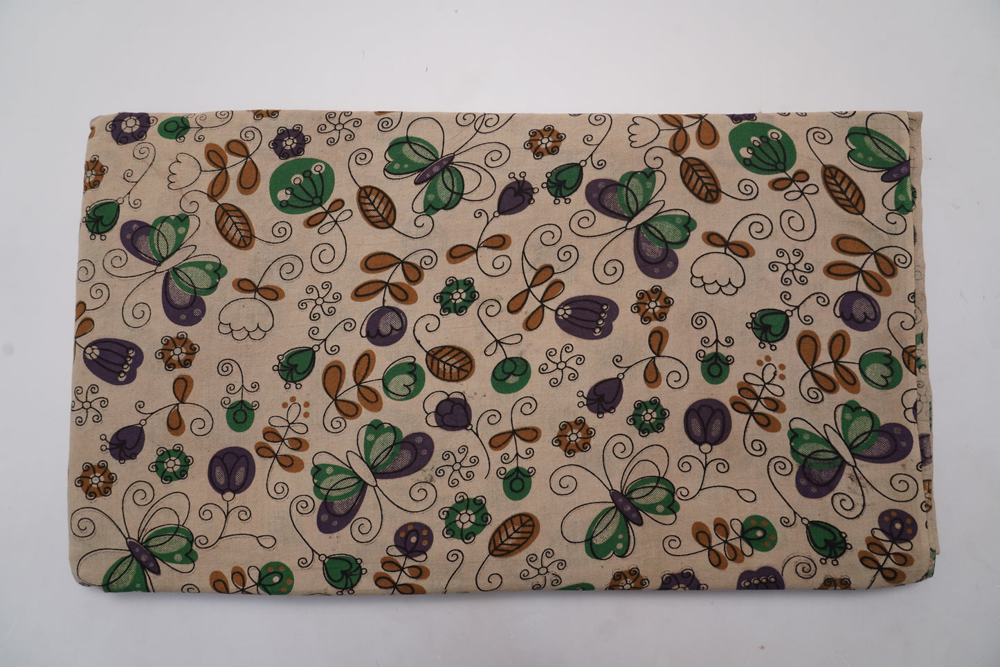 KALAMKARI COTTON - Beige base