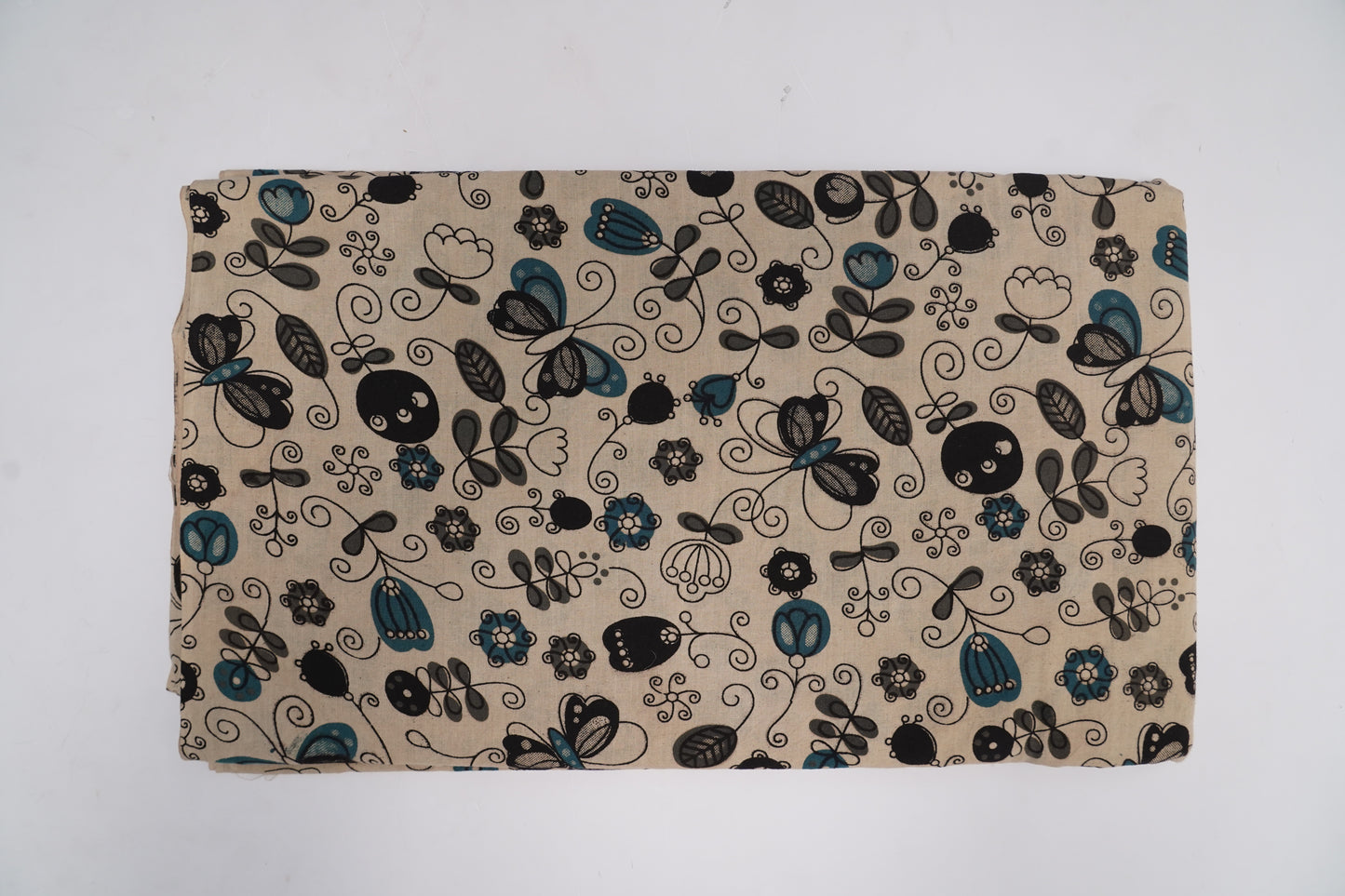 KALAMKARI COTTON - Beige base