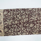 KALAMKARI COTTON WITH BORDER - Deep maroon base