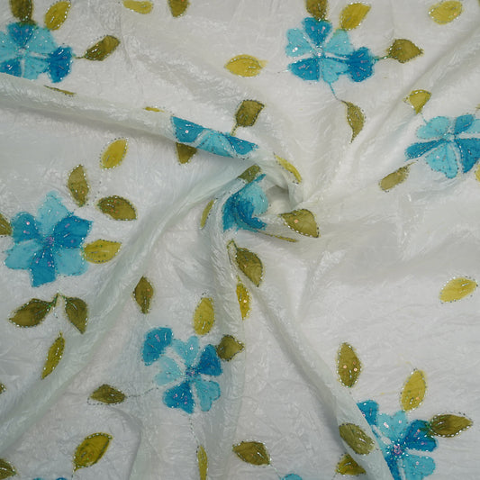 CRUSH SILK - Soft ivory base