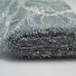 IMPORTED HANDWORK NET EMBROIDERY - icy silver-blue