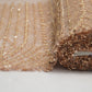 IMPORTED HANDWORK NET EMBROIDERY - Champagne Gold