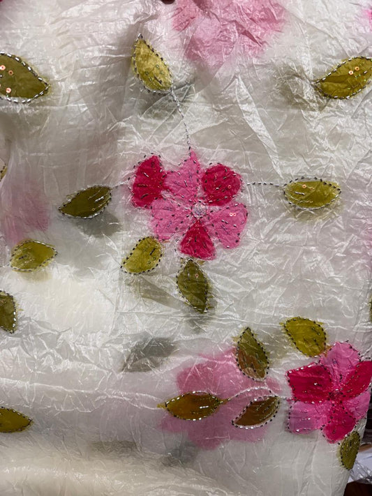 CRUSH SILK - Soft ivory base